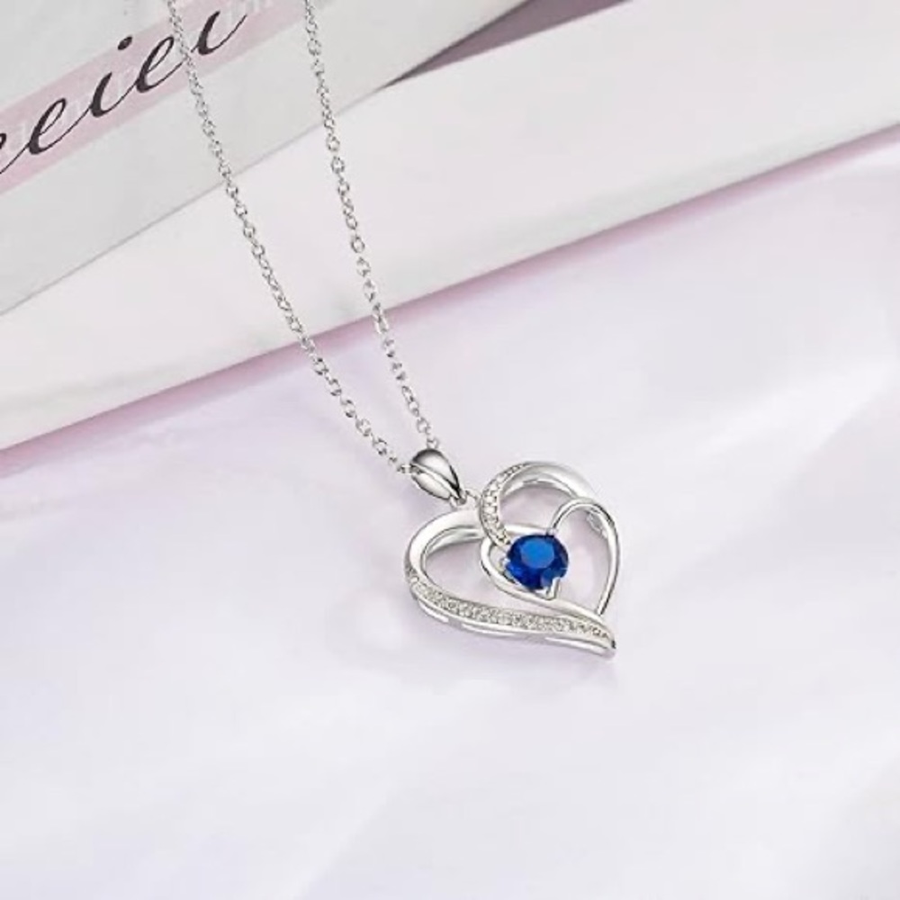 sterling silver heart necklace